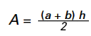 Trapezoid Surface Area Formula