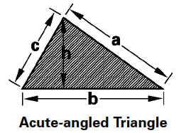 Acute Angled Triangle