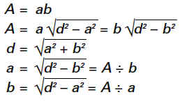 Rectangle Surface Area Formula