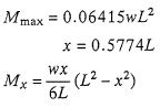 Bending Moments Equation 