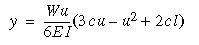 Deflection between load nearest (adjacent support)