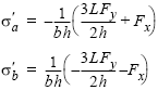 Maximum Nominal Tensile or Compressive Stress