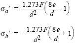 Maximum Nominal Tensile or Compressive Stress