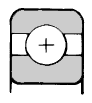 Single row radial contact ball bearing