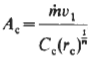 Throat Area Equation