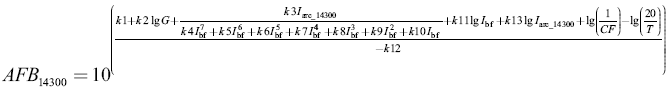 AFB14300 Calculator