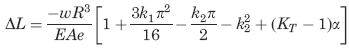 Change of Length of Cylinder