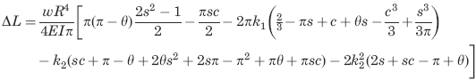 Change of length of Circular Ring 