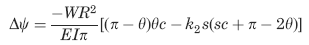 Change of length of Circular Ring