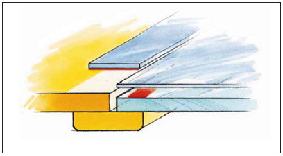 Shielded display with transparent conductive foil.