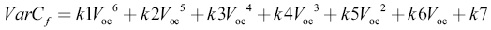 Arcing Current Variation Correction Factor Equation