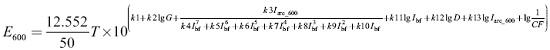 E600 Incident Energy (E) Calculator