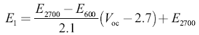 First E interpolation term