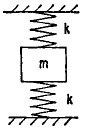 Angular Natural Frequency Undamped Two Opposed Springs System Equations and Calculator 