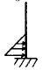 Uniformly decreasingfrom fixed edge to zero at 2/3 b. 