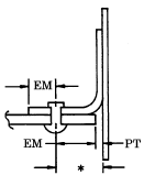 Sheet Metal Two Flanges with Vertical Member Clearance Width Design