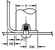 Sheet Metal Two Flanges Overlap Clearance Width Swaging Tool Design