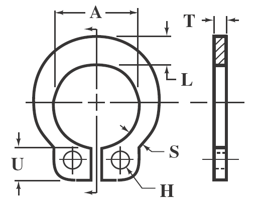 External Retaining Rings