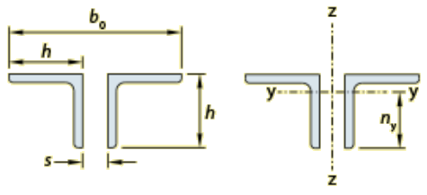 Universal Back to Back Equal L Angles (L)