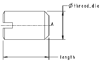 Set Screw Per. ISO 4766