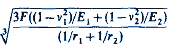 Contact area equation