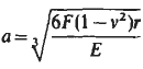 Contact Stress Sphere equation