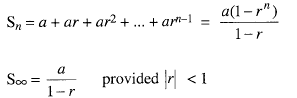 Series Geometric Formula