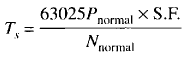 Steady-State Torque Imperial Units