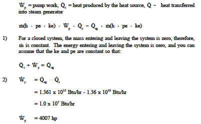 Example calculation