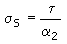 Comparative Stress Formula